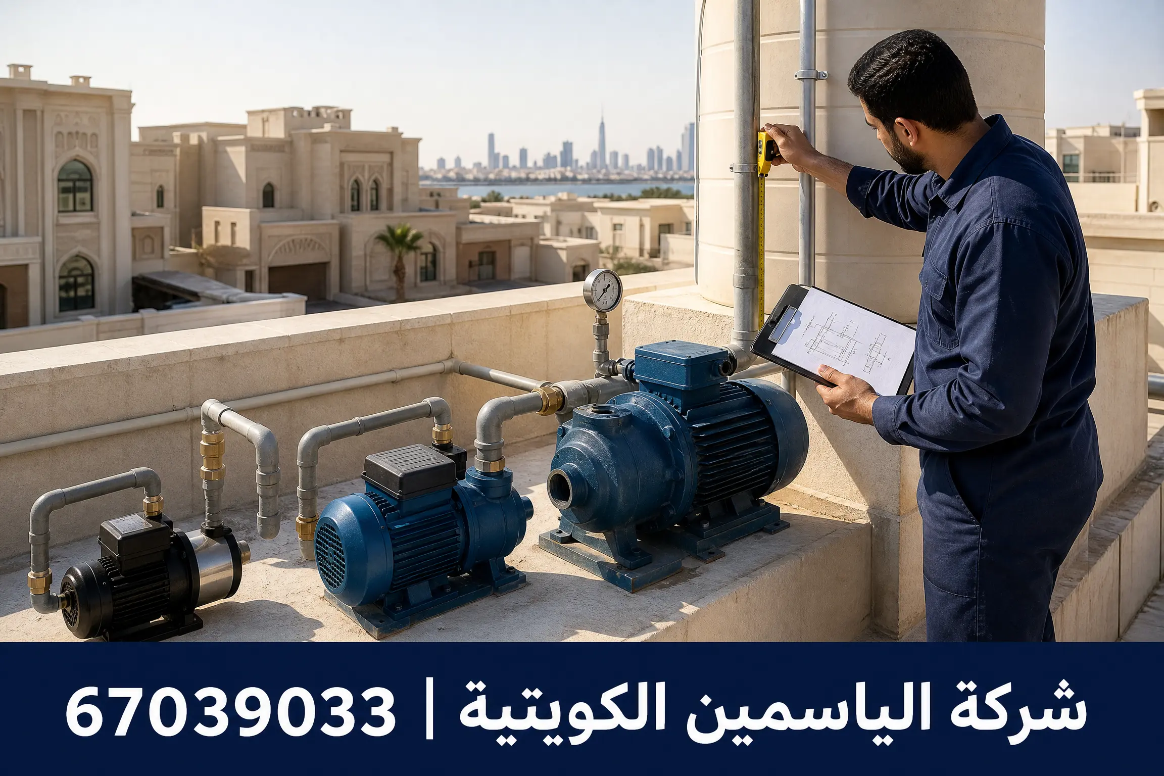 تركيب مضخات مياه بالكويت