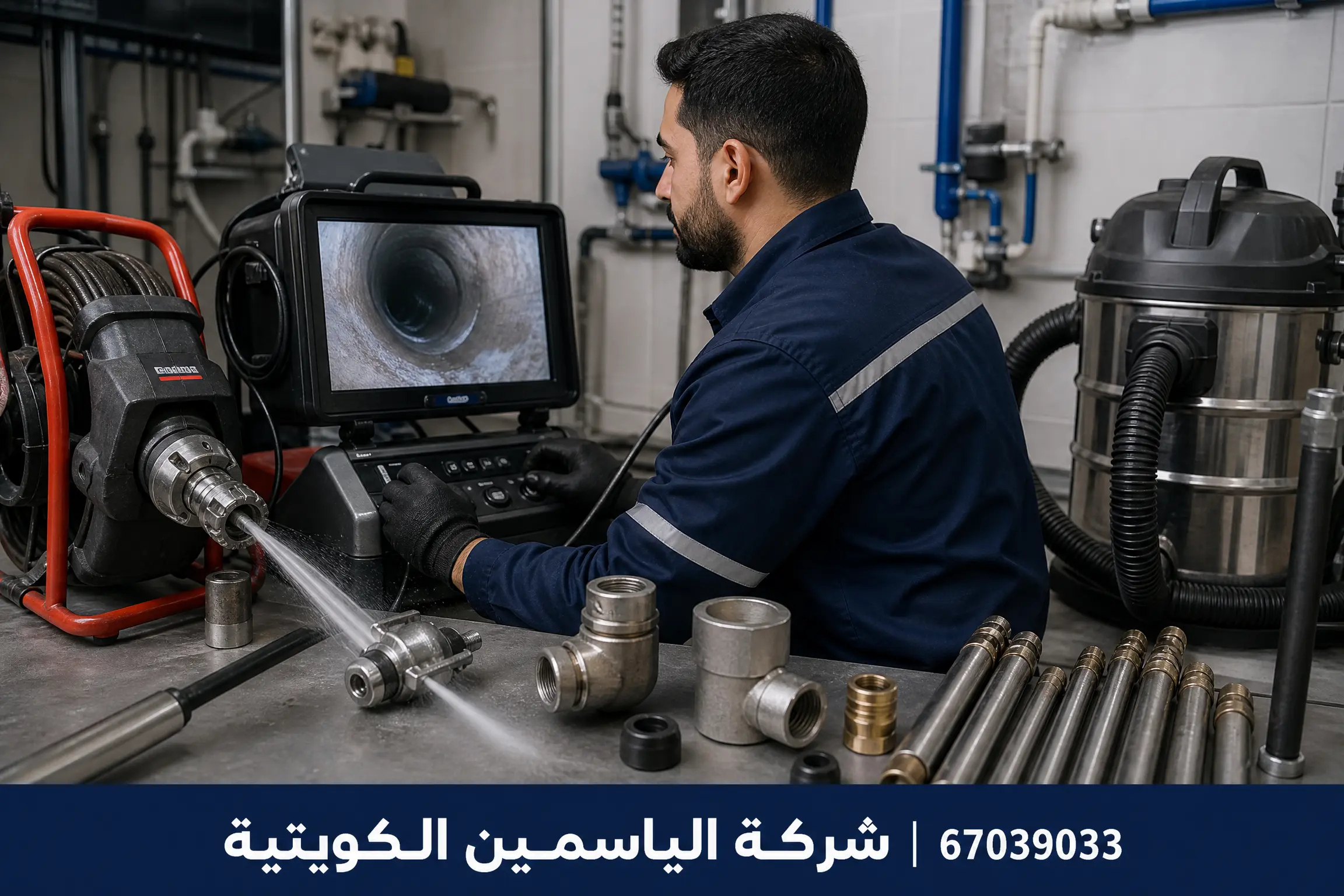 تسليك مجاري الكويت الحمامات